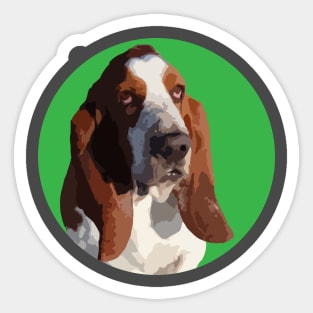 Basset Hound Sticker